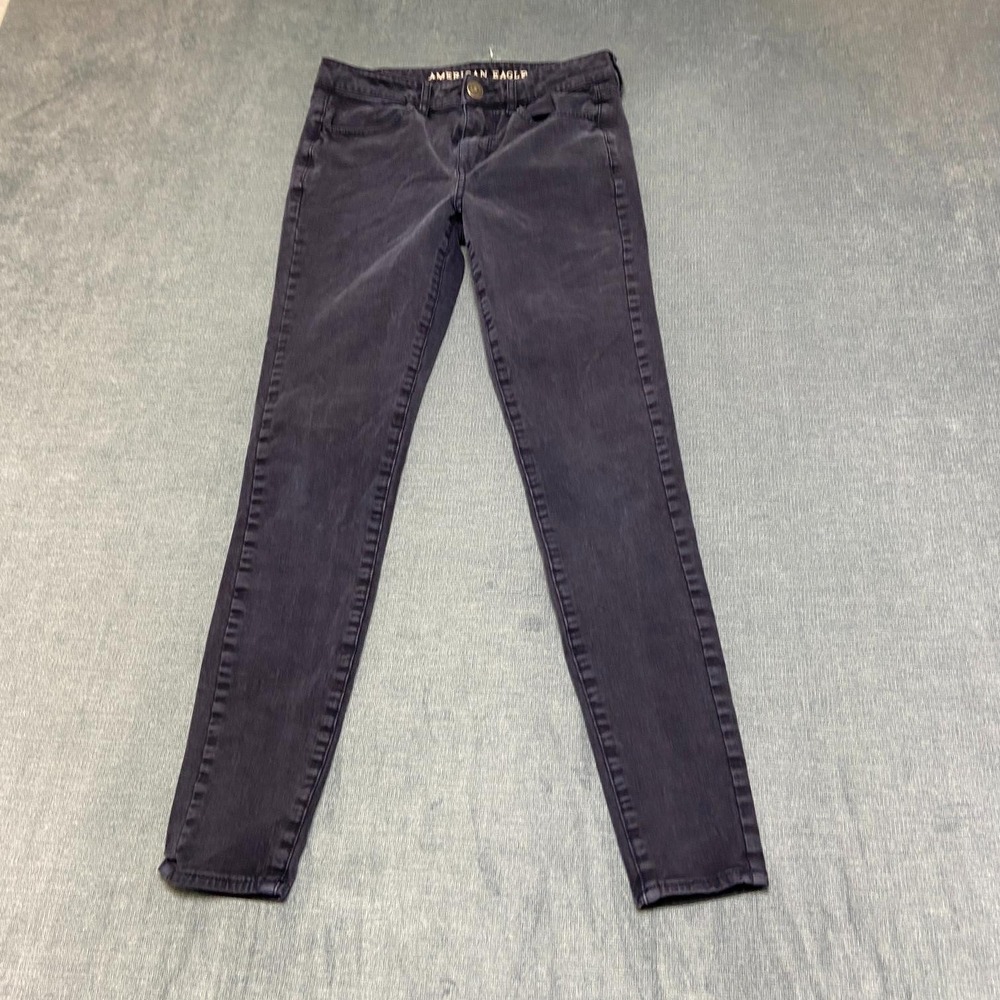 American Eagle Outfitters Jeans Womens 2 27x27 Blue Super Stretch X4 Jegging